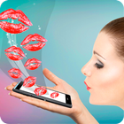 Send virtual kiss icon