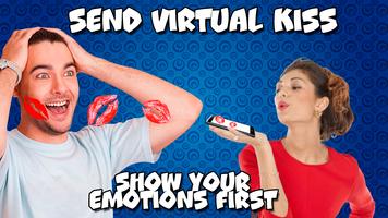 Send virtual kiss poster