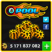 Coins For 8 Ball Pool Prank-icoon