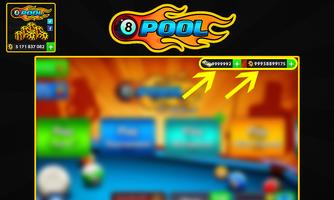 Coins For 8 Ball Pool Prank Affiche