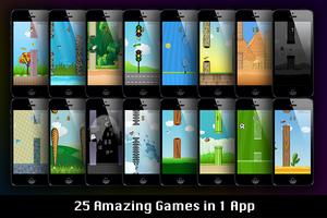 25 Flappy Games : 25 In 1 Poster