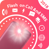 Flash on Call and SMS: Automatic flashlight alert आइकन