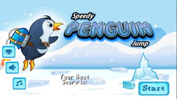 Speedy Penguin Jump Affiche