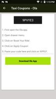 Cab coupons (Free Rides) for Ola Taxi screenshot 2