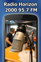 Radio Horizon 2000 95.7 FM Free Live Haïti الملصق
