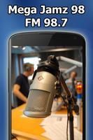 Radio Mega Jamz 98 FM 98.7 Kingston Free Live پوسٹر