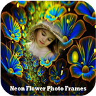 Neon Flower 2018 Photo Frames New biểu tượng