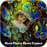Neon Flower 2018 Photo Frames New icône