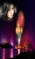 New Year 2018 Fireworks Photo Frames New poster