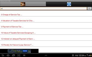 Service Tax Act India скриншот 1