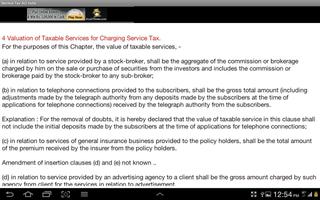 Service Tax Act India скриншот 2