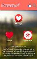 Message SMS d'amour 2016 الملصق