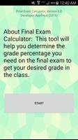Final Exam Calculator โปสเตอร์