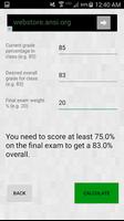 Final Exam Calculator ภาพหน้าจอ 1