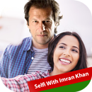 PTI Flag Face Sticker - Selfie with Imran Khan APK