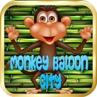 Monkey ballons city icône