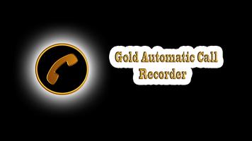 Gold Automatic Call Recorder الملصق