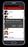 Gold Automatic Call Recorder syot layar 3