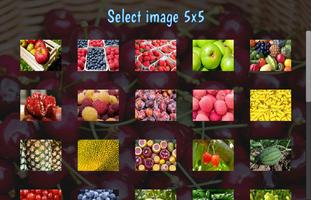 Tile Puzzles · Fruits Affiche