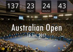 برنامه‌نما Countdown for Australian Open عکس از صفحه