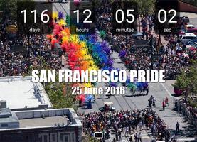 SF Gay Pride Countdown Affiche