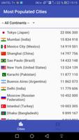 Poster Most Populated Cities