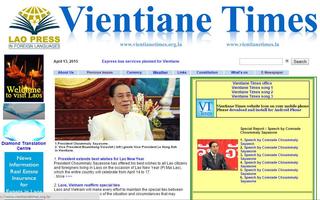 Vientiane Times Affiche