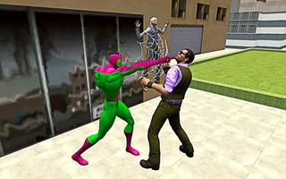 Spider Hero Survival vs Crime City Gangsters War โปสเตอร์