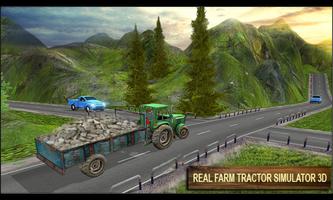 Farm Tractor Hill Climb Affiche