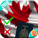 Canadá Citizenship Test Free 2018 🎧-APK