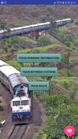 Indian rail live status, train route, stations पोस्टर
