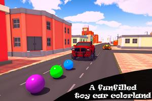 Toyeen's Journey- Toon Car vs Color Ball Rush screenshot 2
