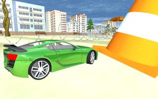 Car Beach Driving Game: GT Car WipeOut plakat