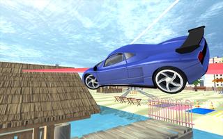 Car Beach Driving Game: GT Car WipeOut capture d'écran 3