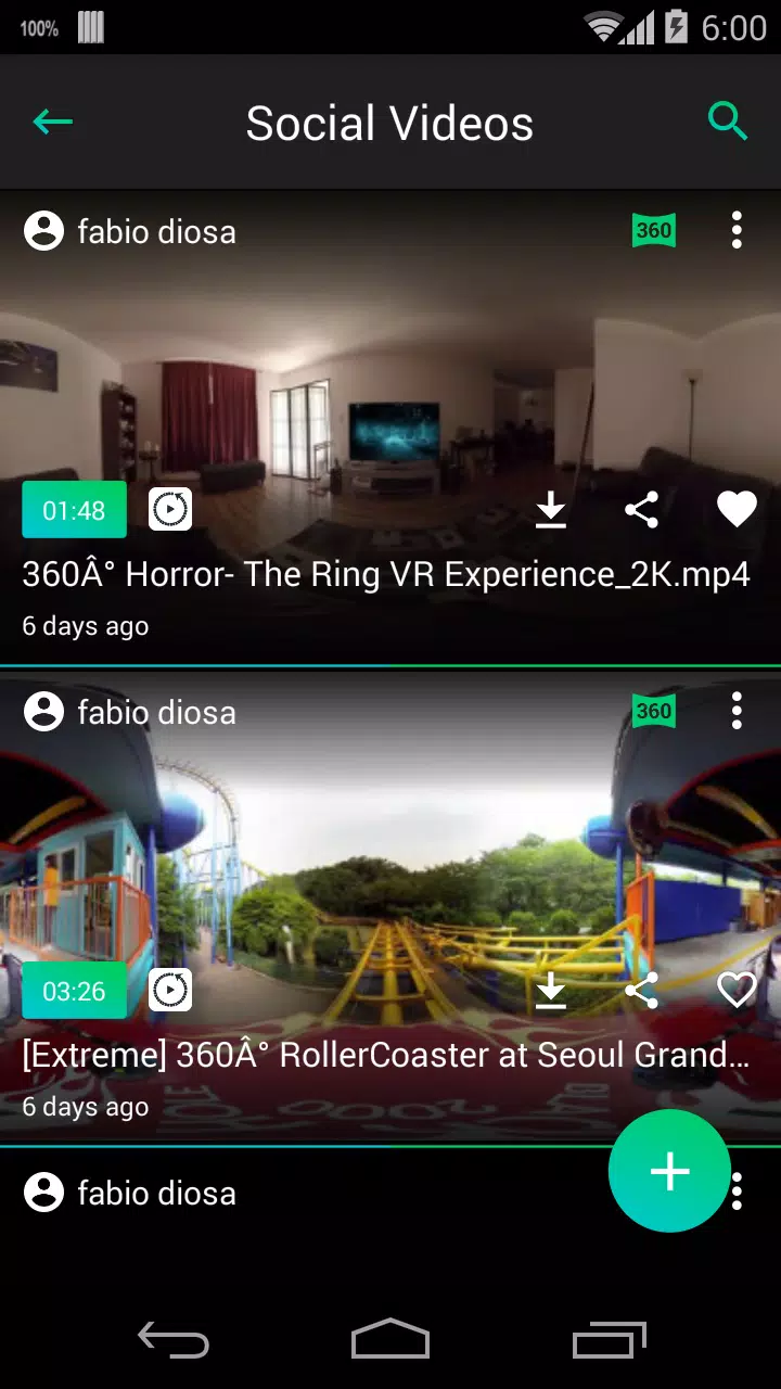Descarga de APK de 360 VR Player | Videos para Android