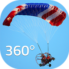 Sky Diving Simulator | 360 VR icône