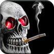 Smoking Skull Live Wallpaper