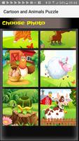 Sliding Puzzle Cartoon&Animals Affiche
