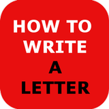 HOW TO WRITE A LETTER icône