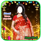 Diwali Women Saree Suit New ícone
