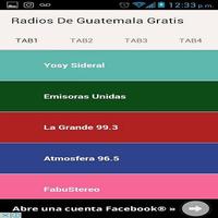 Radios De Guatemala Gratis ảnh chụp màn hình 1