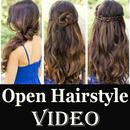 Open Hair Style Step By Step Videos aplikacja