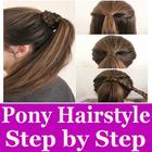 Ponytail Hairstyle Step By Step Videos biểu tượng