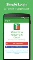 AppJoy Gift Cards Cartaz