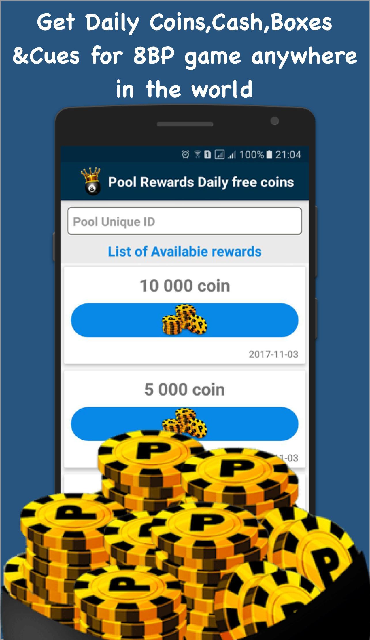 Pool Rewards Daily free Coins APK Download for Android - Latest Version