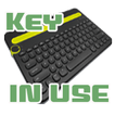 Keyboard in Use