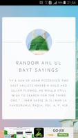 Random Ahl ul Bayt Sayings ポスター