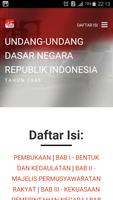 Constitution of Indonesia 1945 poster