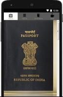 Indian Passport Application Affiche