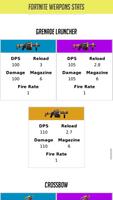 Weapons Stats For Fortnite স্ক্রিনশট 2